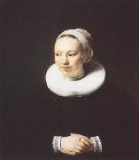 Portrait of a Woman (mk33) Carel fabritius